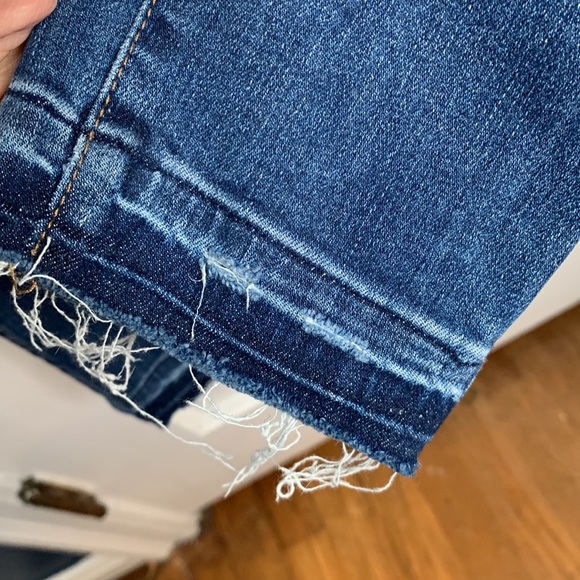 Madewell 10" High-Rise Skinny Jeans: Drop-Hem Edition W-854 Size 27 - Picture 8 of 16